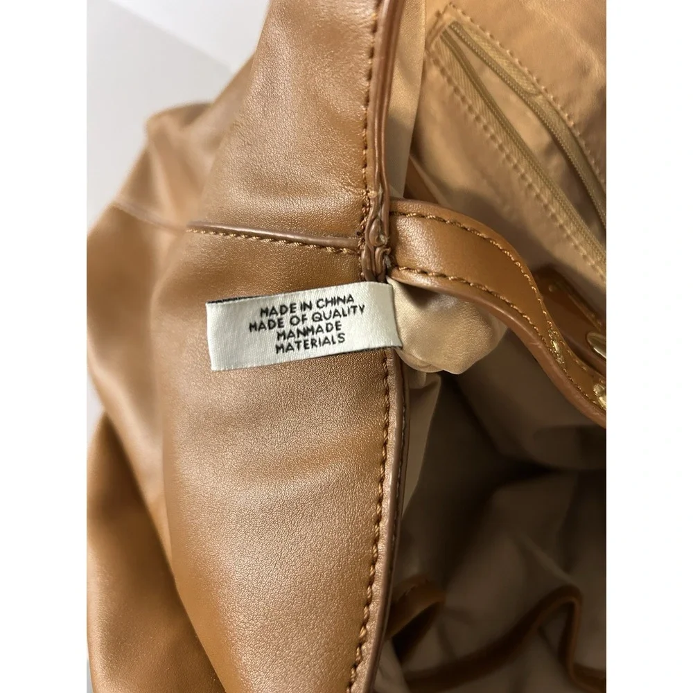 Nine West Handbag Tan-3 Compartments‎